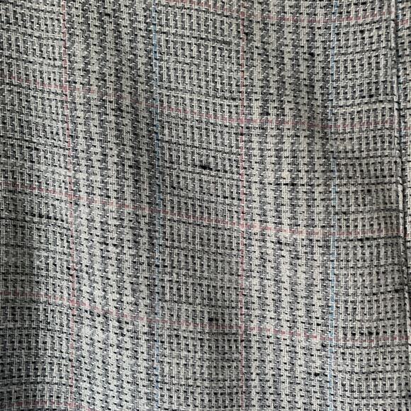 Vintage Gilmor Gray Plaid Skirt Pleated Detail Knee Length Size 11/12 - Picture 12 of 16